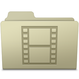 Movie Folder Ash Icon 256x256 png